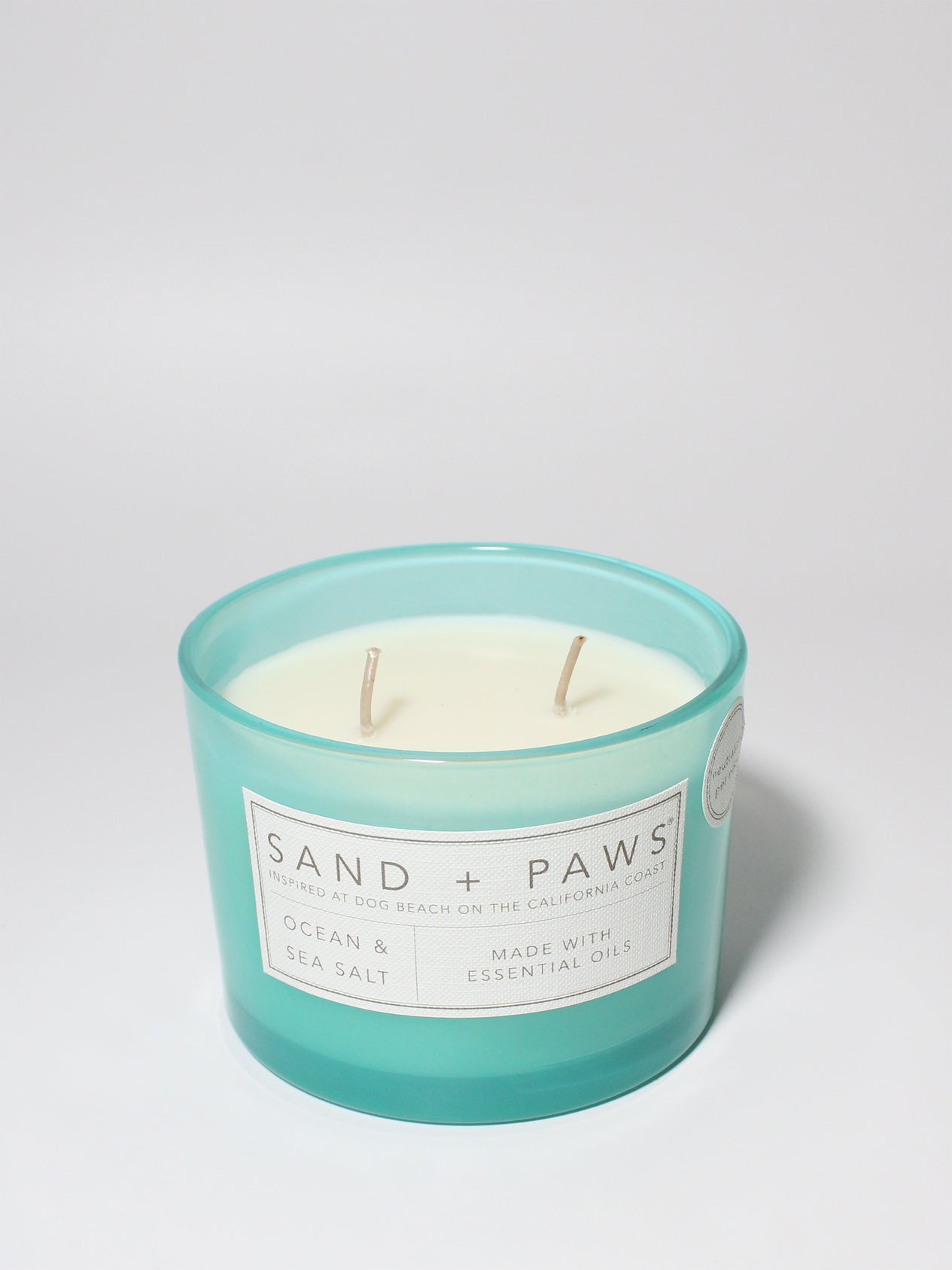 Sand + Paws Ocean & Sea Salt 12 oz scented candle – Sand + Fog